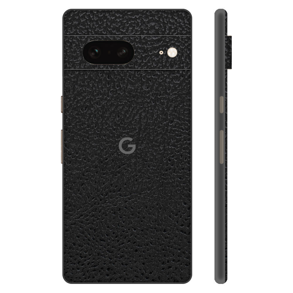 Pixel8 ブラック光沢レザー 背面カバー